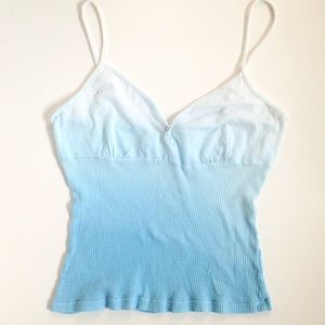 Honey Punch Gradient Turquoise Top Size Size Small